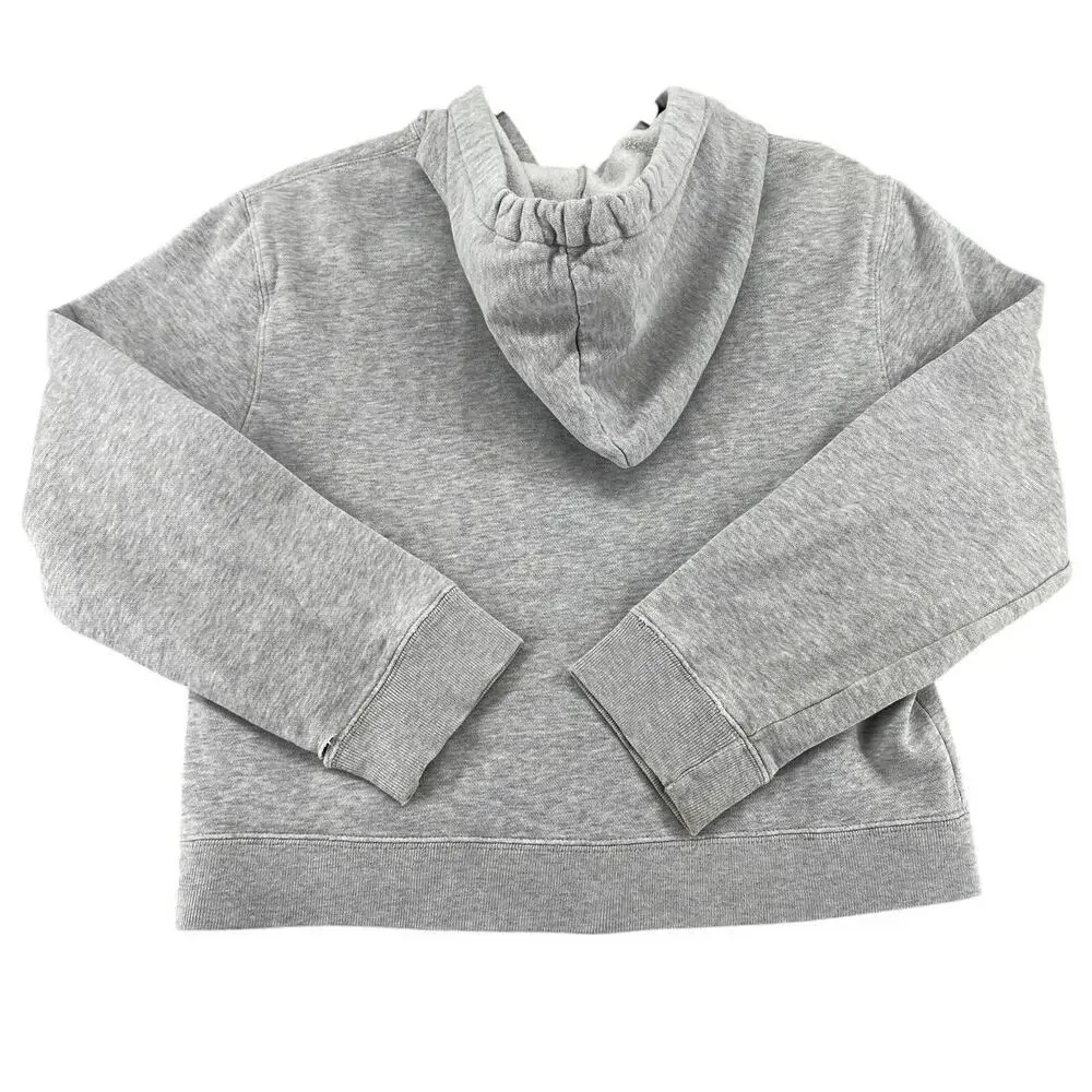 Polo Jeans Ralph Lauren Kids Zip Hoodie Gray Spell Out Fleece Youth L